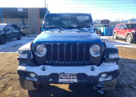 2021 Jeep Wrangler Unlimited Sport из США, поврежденный, VIN 1C4HJXDM0MW817820